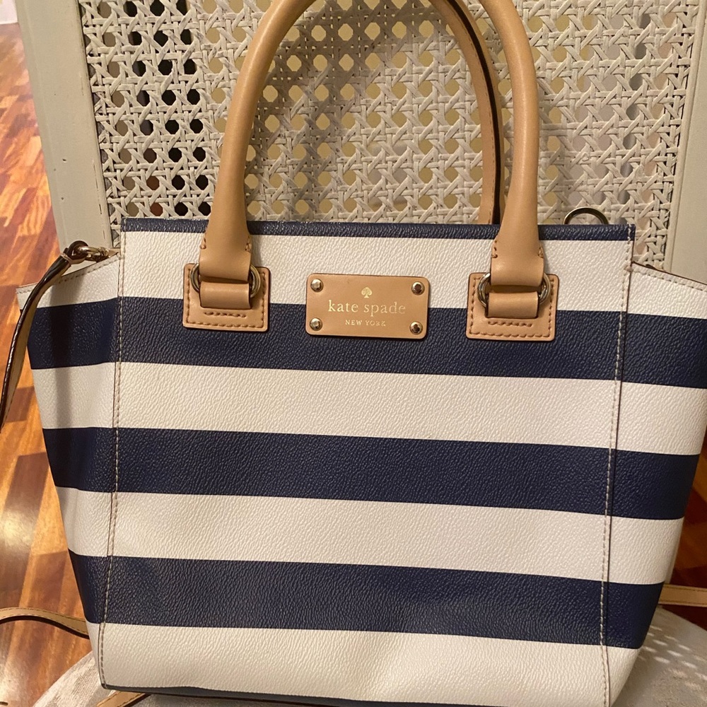 Striped Kate Spade bag